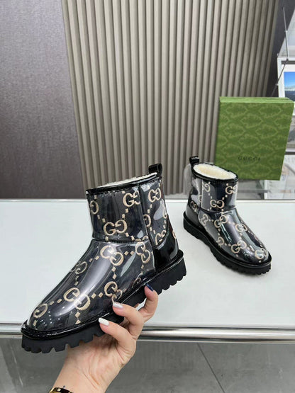 OGS25 Wool Women 35-40 Leather Shoes with box