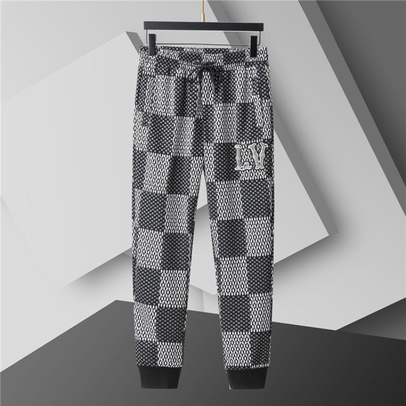 LVC025 New men's spring and autumn thin style outerwear+long pants pure cotton casual suit clothing