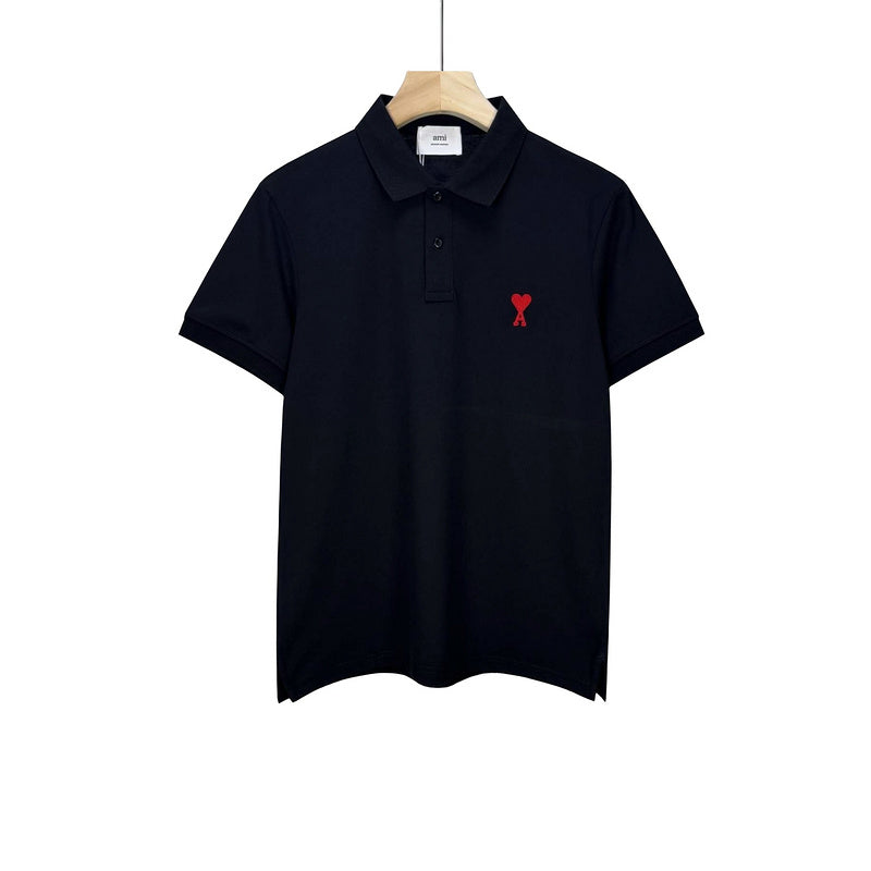 AMC34 Men's short sleeved lapel polo shirt clothing