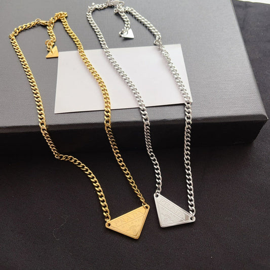 X660  Women's new fashion titanium steel necklace