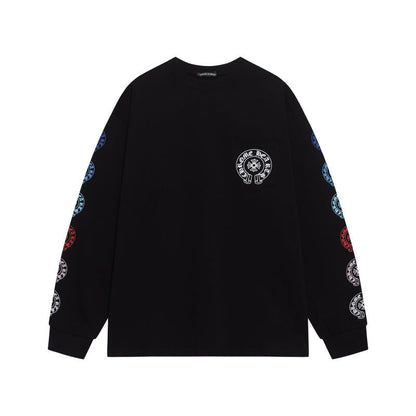 KLC21 New men's and women's pure cotton long sleeved casual clothes