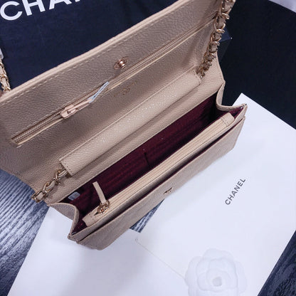 XCP016 Bag leather 19-13-4CM Bag Gold