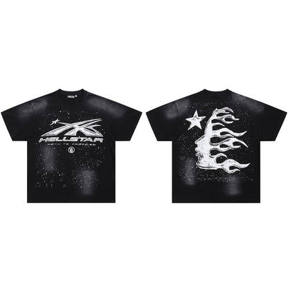 HEC1  Men's and women's summer short-sleeved T-shirt clothes