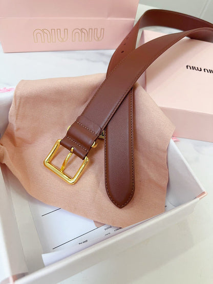 MBL2 Real leather 3.5CM 95-110CM Belt with all packing