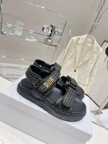 BDS0 Women slipper Leather Shoes 35-41 with box