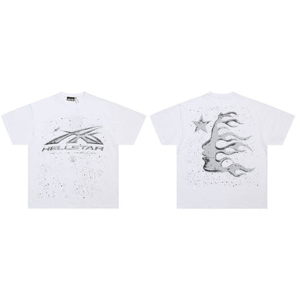 HEC2  Men's and women's summer short-sleeved T-shirt clothes