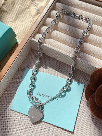 X636 Women's titanium steel necklace jewelry