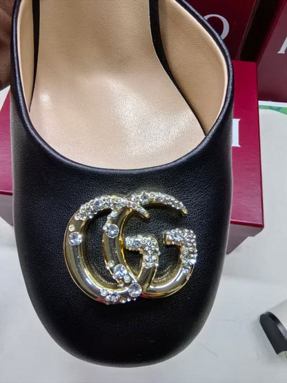 JHGS11 Slipper 10.5CM Heel Size 35-42 Shoes with box