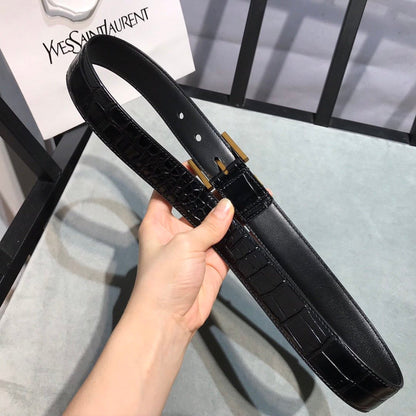 YBL1 Real leather 2CM 3CM 95-110CM Belt with all packing