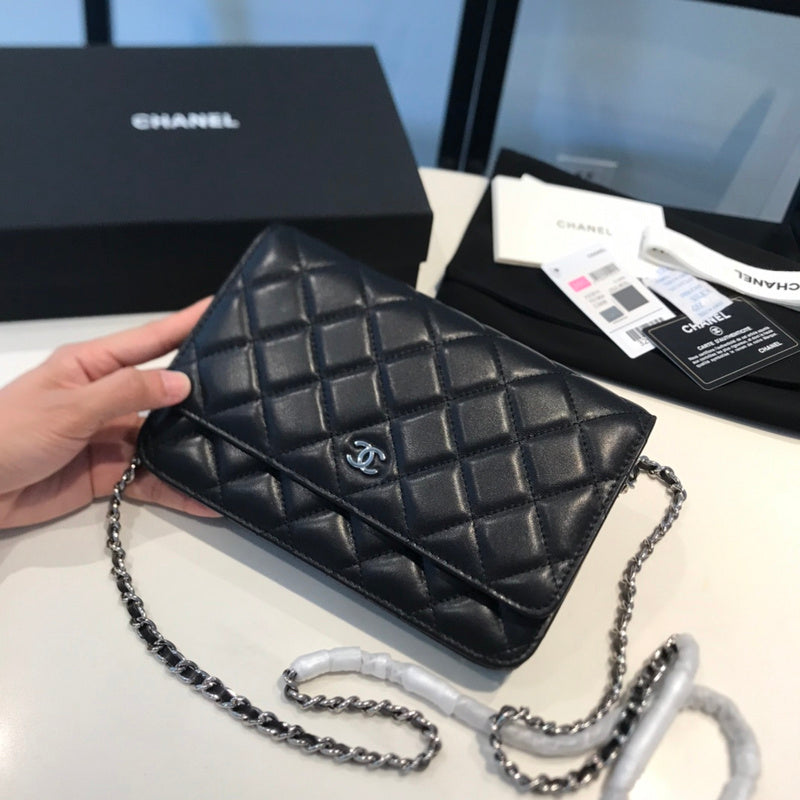 XCP017 Bag leather 19-13-4CM Bag silver logo