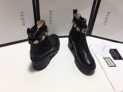 BGS8 Women Boot 35-42 heel 6cm shoes with box