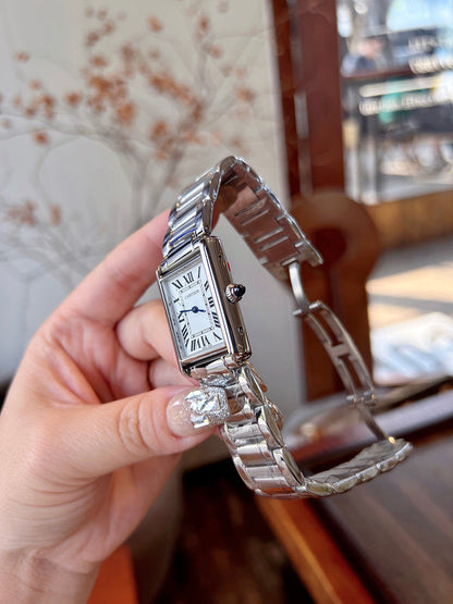 CW6  Men's and women's lychee patterned leather watch 25.5mm x 33.7mm/29.5mm*22mm
