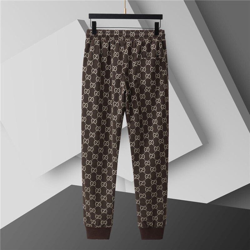 GUC0101 New men's spring and autumn thin style outerwear+long pants pure cotton casual suit clothing