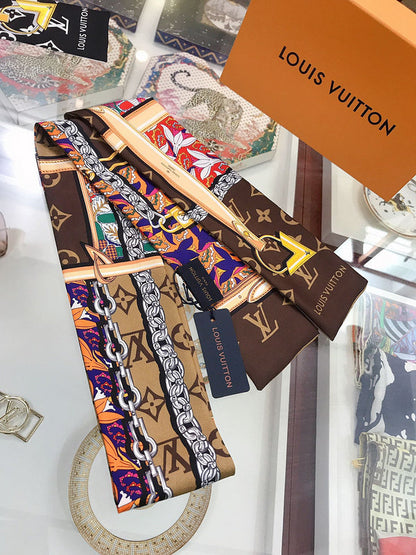 XLC9 Silk satin 8-120CM scarf
