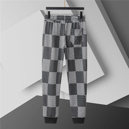 LVC025 New men's spring and autumn thin style outerwear+long pants pure cotton casual suit clothing