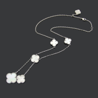 VAN24 Clover Shell Necklace gold plated necklace for women  Jewelry