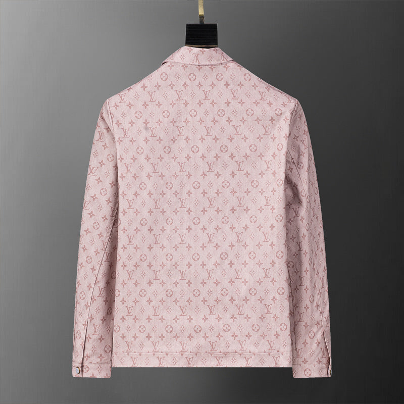 LVC030 New men's and women's autumn and winter new stand up collar jacket woven jacquard clothing