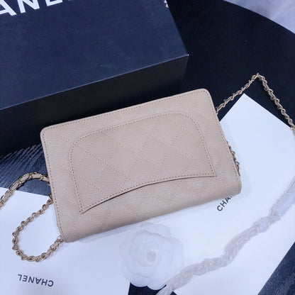 XCP016 Bag leather 19-13-4CM Bag Gold