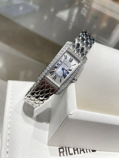 CW3  Sapphire water stone crystal mirror women's watch 34.80 x 19.00 mm