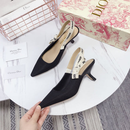 BDS1 High heels 1.5/6.5/10CM size 35-41 women leather shoes with box