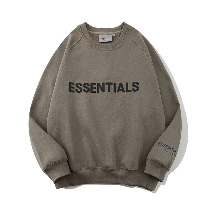 ESC21 New Men's and Women's Same Style Autumn/Winter Thin Velvet Hoodie Sweatshirt Clothing