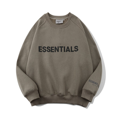 ESC21 New Men's and Women's Same Style Autumn/Winter Thin Velvet Hoodie Sweatshirt Clothing