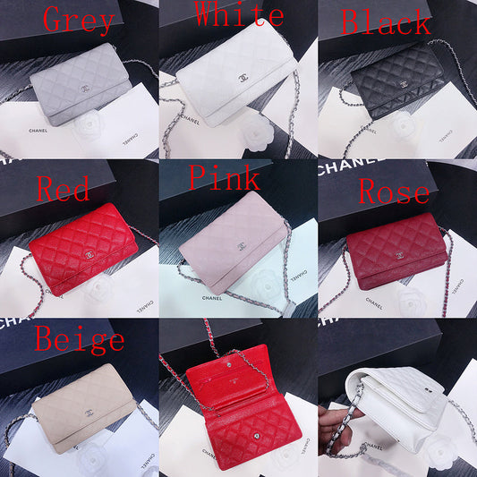 XCP015 Bag leather 19-13-4CM Bag Silver