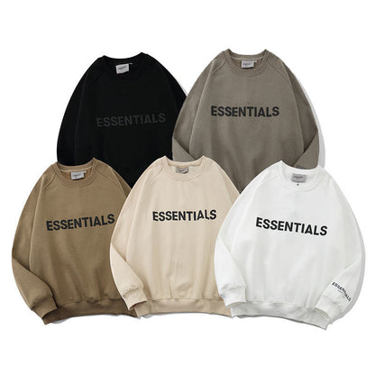ESC21 New Men's and Women's Same Style Autumn/Winter Thin Velvet Hoodie Sweatshirt Clothing