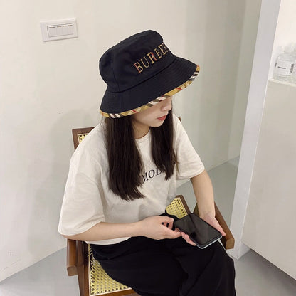 XBH8 Fashion Bucket Hats Summer Sunbonnet Fedoras Outdoor Fisherman Hat Beach Cap