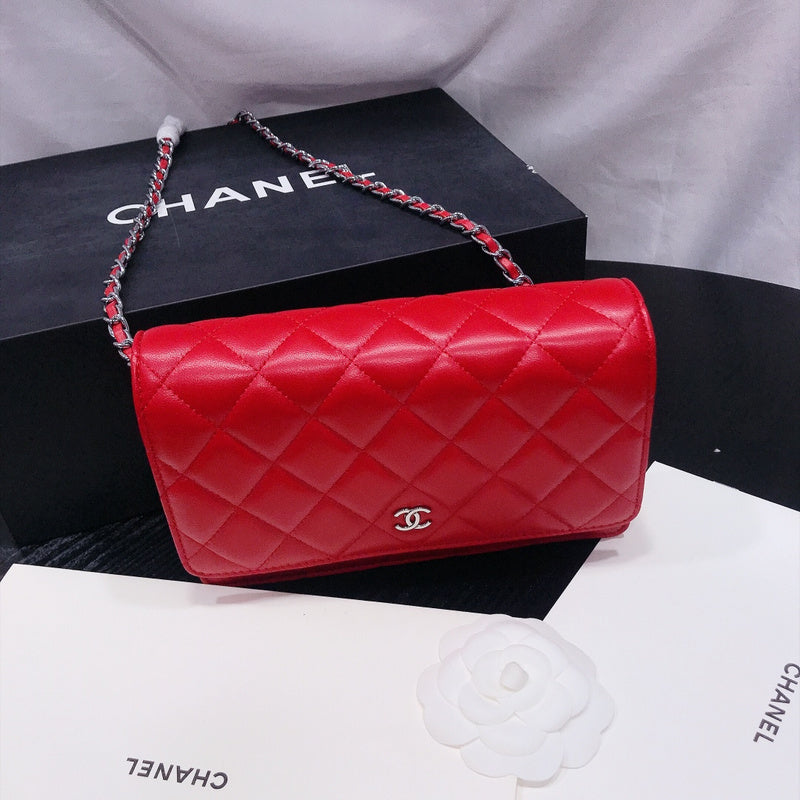 XCP017 Bag leather 19-13-4CM Bag silver logo