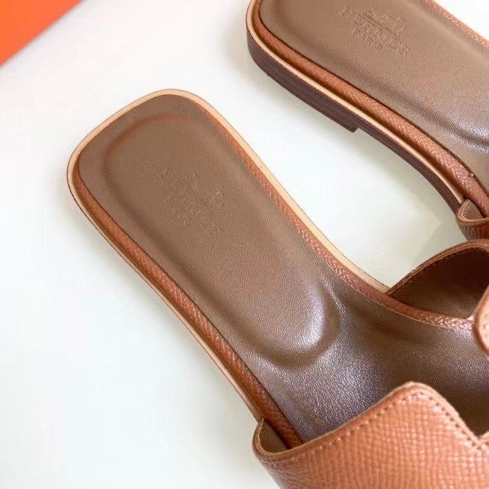 BMHS4 shoes women 35-41 Leather slippers with Box