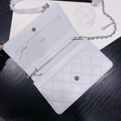 XCP017 Bag leather 19-13-4CM Bag silver logo