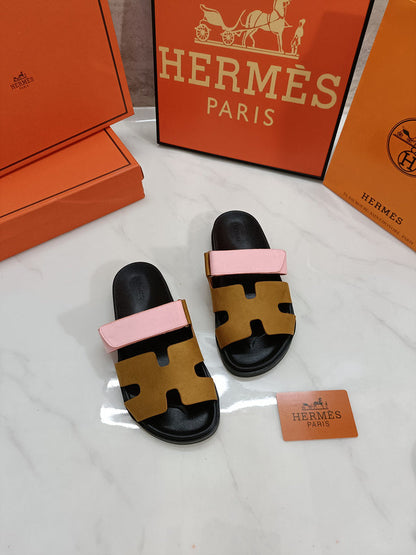 MJHS0 Leather slippers Man and Women shoes 35-44 With box