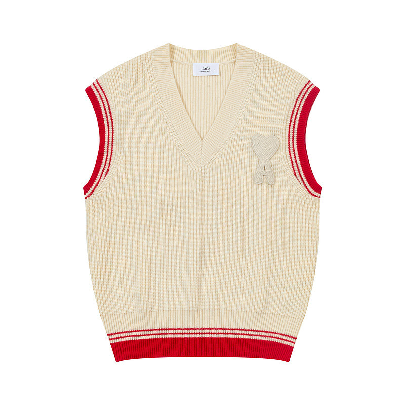 AMC42 New Spring and Autumn Sweater Vest Clothing