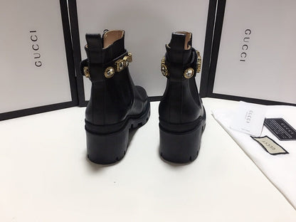 BGS8 Women Boot 35-42 heel 6cm shoes with box