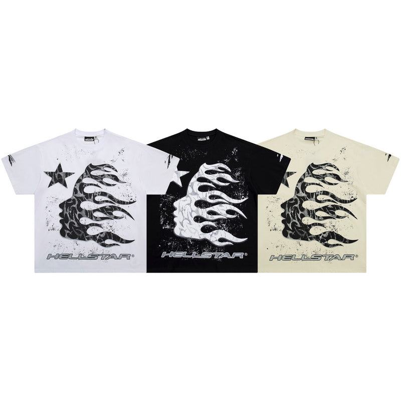 HEC3  Men's and women's summer short-sleeved T-shirt clothes