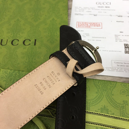 GBL4 Real leather wide 4.0cm have 95-125cm total long with packing
