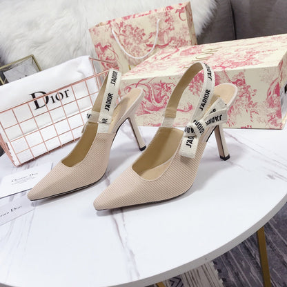 BDS1 High heels 1.5/6.5/10CM size 35-41 women leather shoes with box