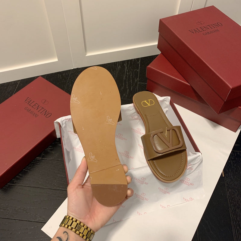MVS20 Leather slippers Women shoes 35-40 With box