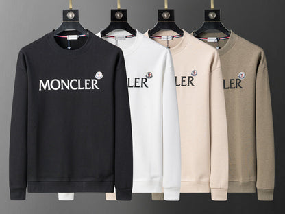 MOC035 New men's autumn and winter double-sided cotton new pullover hoodie clothing