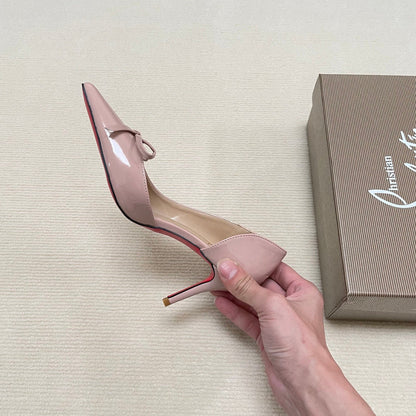 MBCL2 Women Heel 6CM 8CM 10CM Leather shoes 35-41 with box