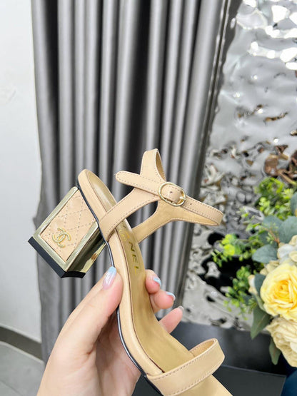GCS1 Slippers Women 3.5CM 6.0CM shoes 35-41 With box