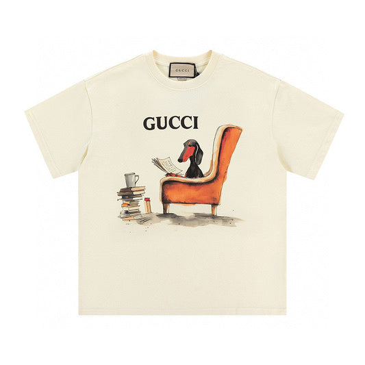 GUC001 Men's and women's summer short-sleeved T-shirt clothes