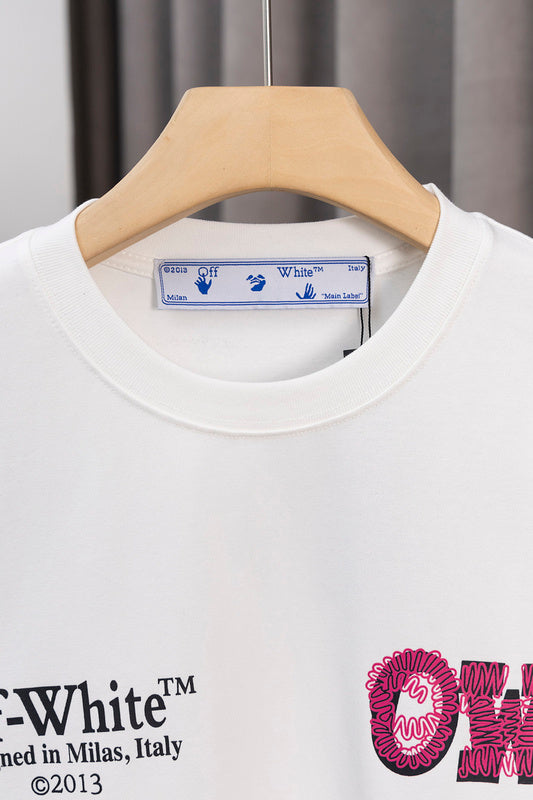 OFFC38   Men's and women's summer short-sleeved T-shirt clothes