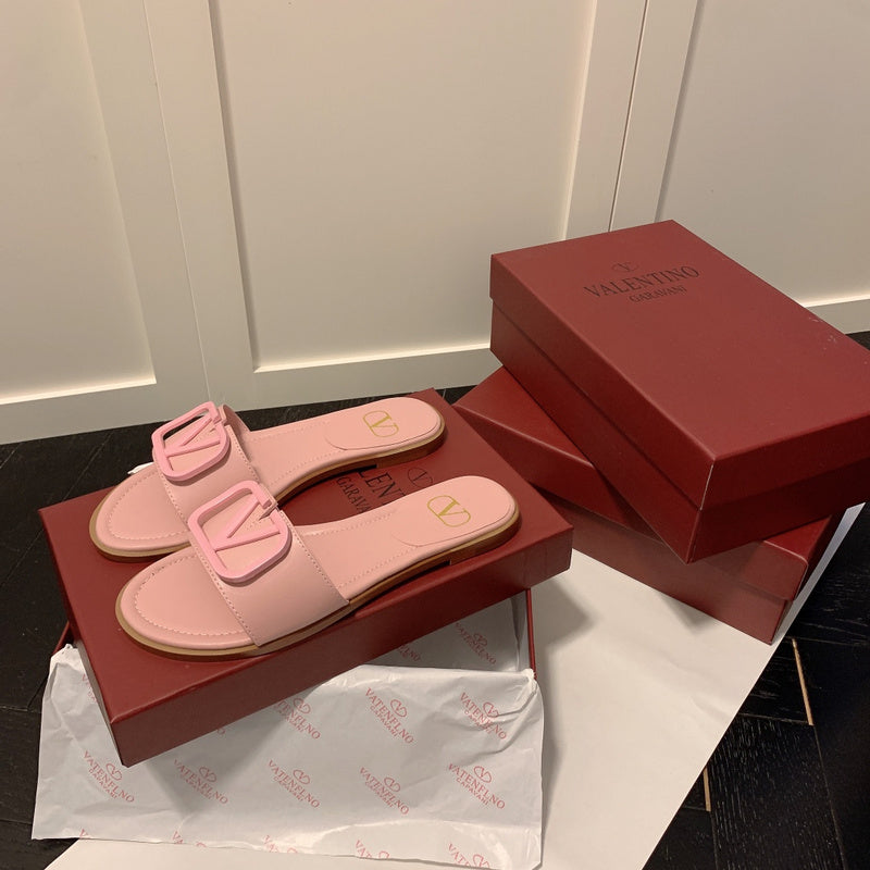 MVS20 Leather slippers Women shoes 35-40 With box