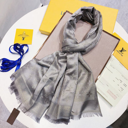 XLC04 Silk satin 70-180CM Scarf