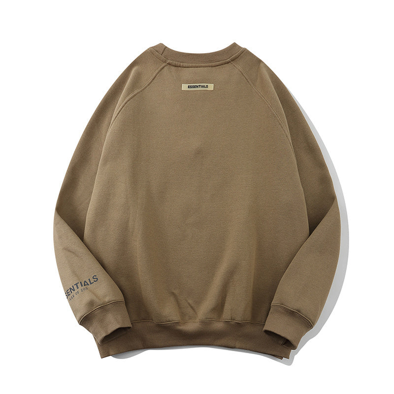 ESC21 New Men's and Women's Same Style Autumn/Winter Thin Velvet Hoodie Sweatshirt Clothing