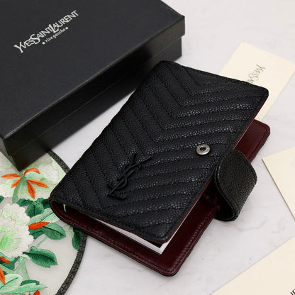 LYP38 High quality leather wallet with box 15x10.5x2.5cm pocketbook