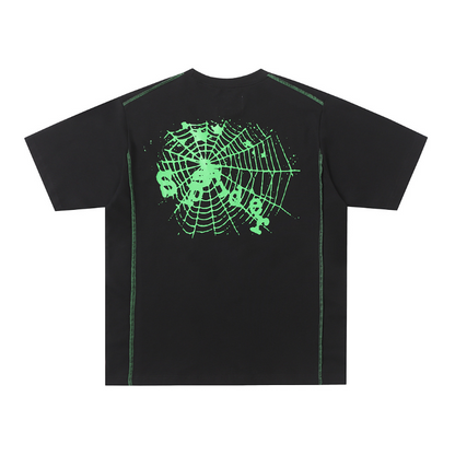 SPC18 New men's and women's summer pure cotton top T-shirt clothing