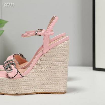 JHGS5 Slipper 13CM Heel Size 35-41 Lether Shoes with box